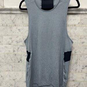 lululemon men’s light blue Fast and Free tank top